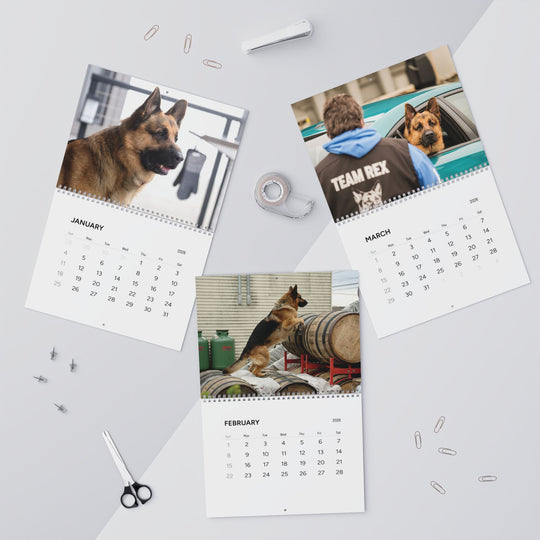 Hudson & Rex | 2026 Wall Calendar