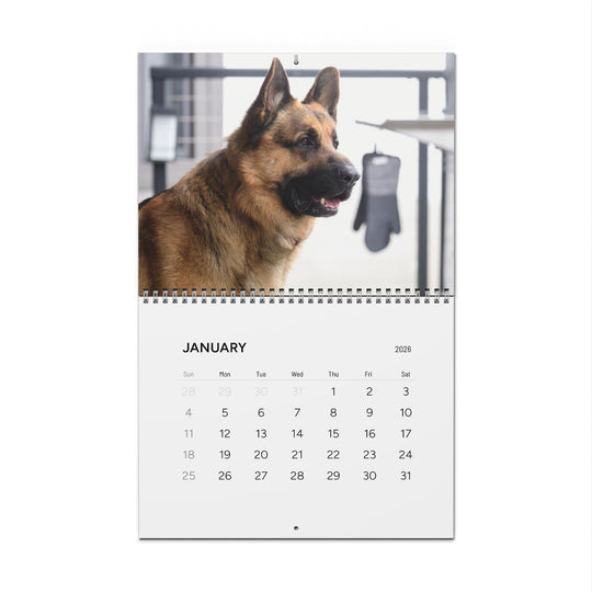 Hudson & Rex | 2026 Wall Calendar