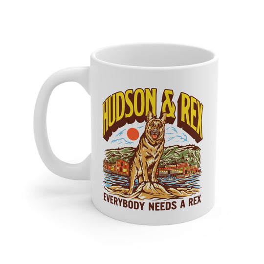 Everybody Needs a Rex Ceramic Mug - Hudson & Rex